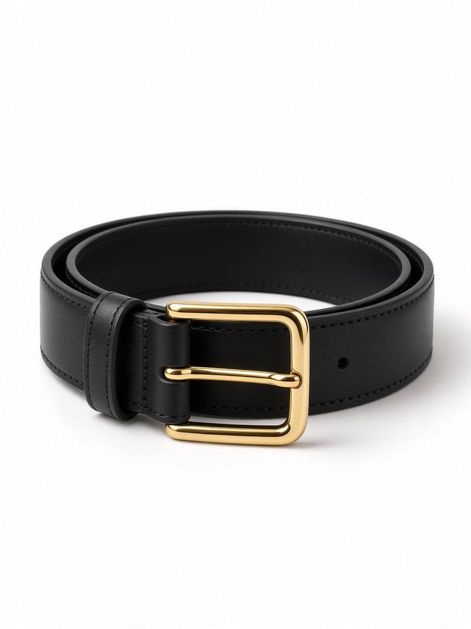 Brendi Polished Buckle Belt