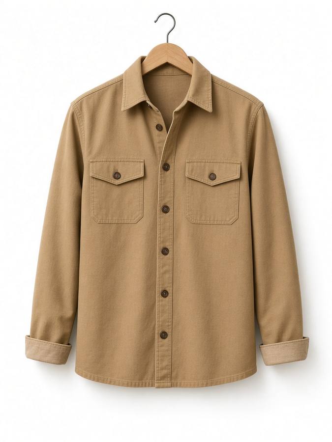 Brendi Canvas Work Shirt