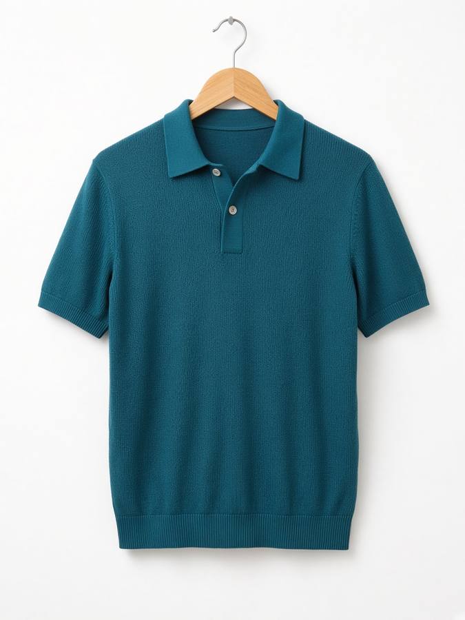 Brendi Textured Knit Polo