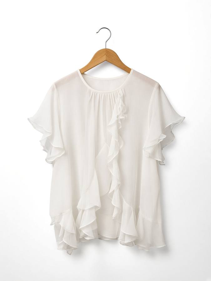 Brendi Chiffon Ruffle Blouse