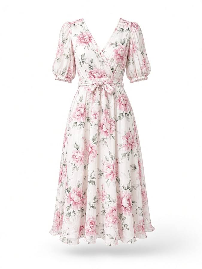 Brendi Floral Midi Dress