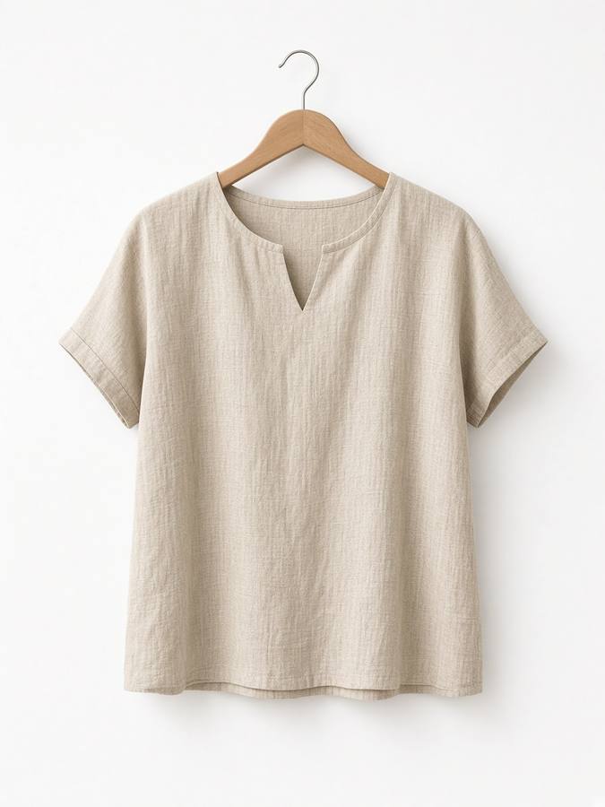Brendi Relaxed Linen Set Top