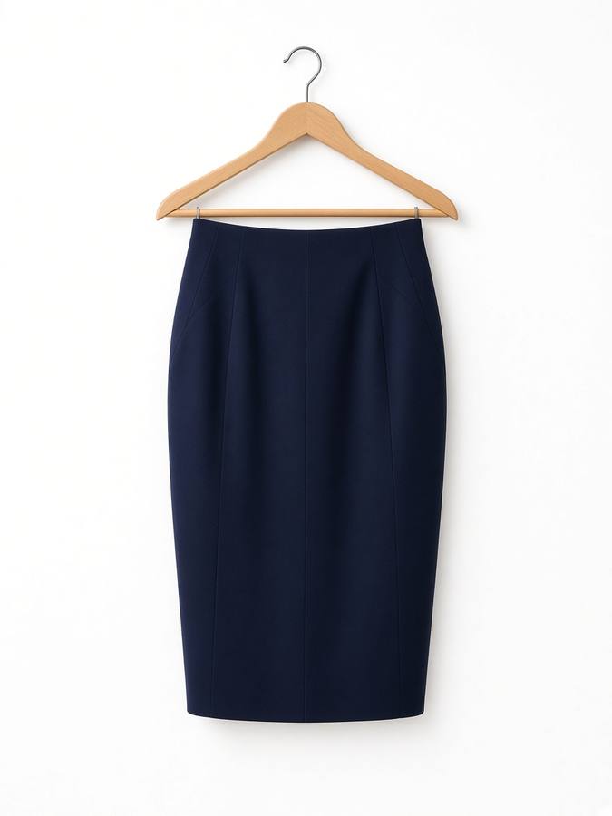 Brendi Seamed Pencil Skirt
