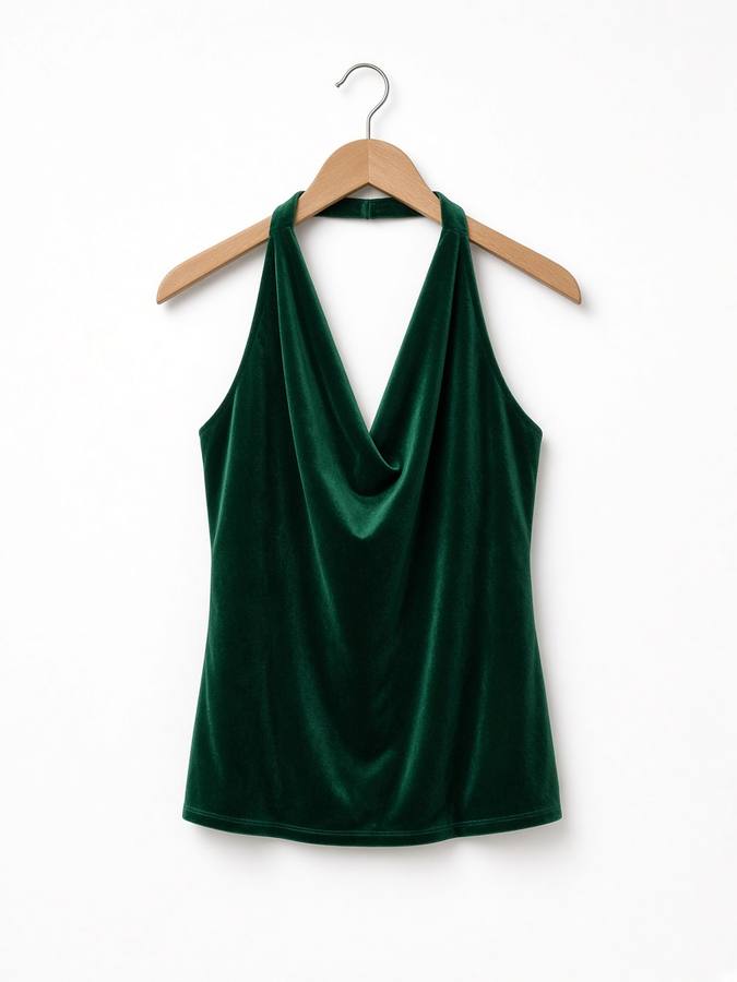 Brendi Velvet Evening Top